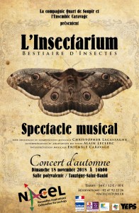 Affiche Insectarium concert automne nacel